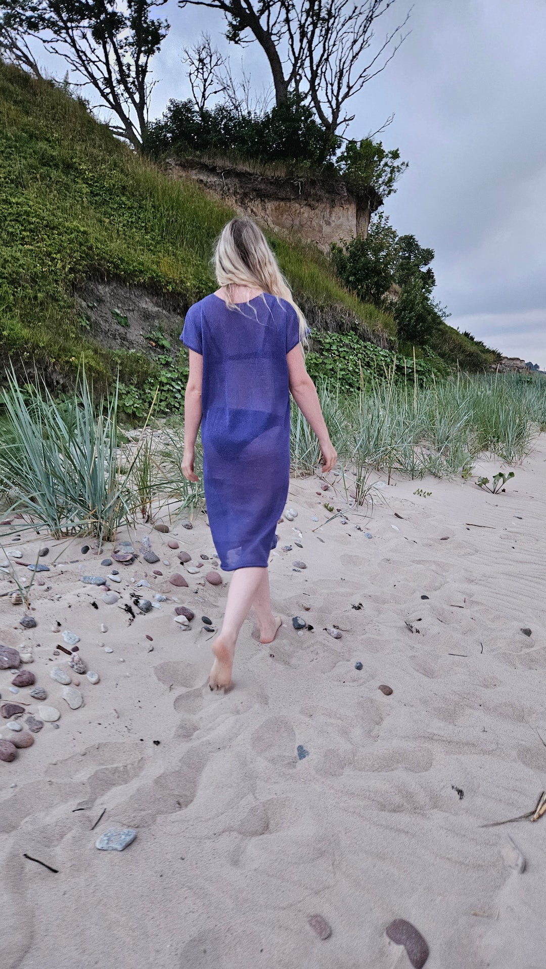 pink linen summer dress Positano Dress in Pink Linen